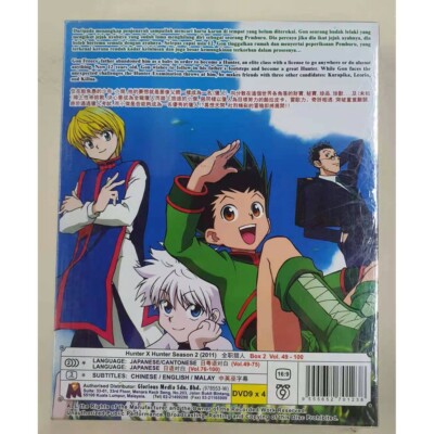 HUNTER X HUNTER SEASON 2 (VOL.49 -100 ) DVD + EXTRA GIFT | eBay