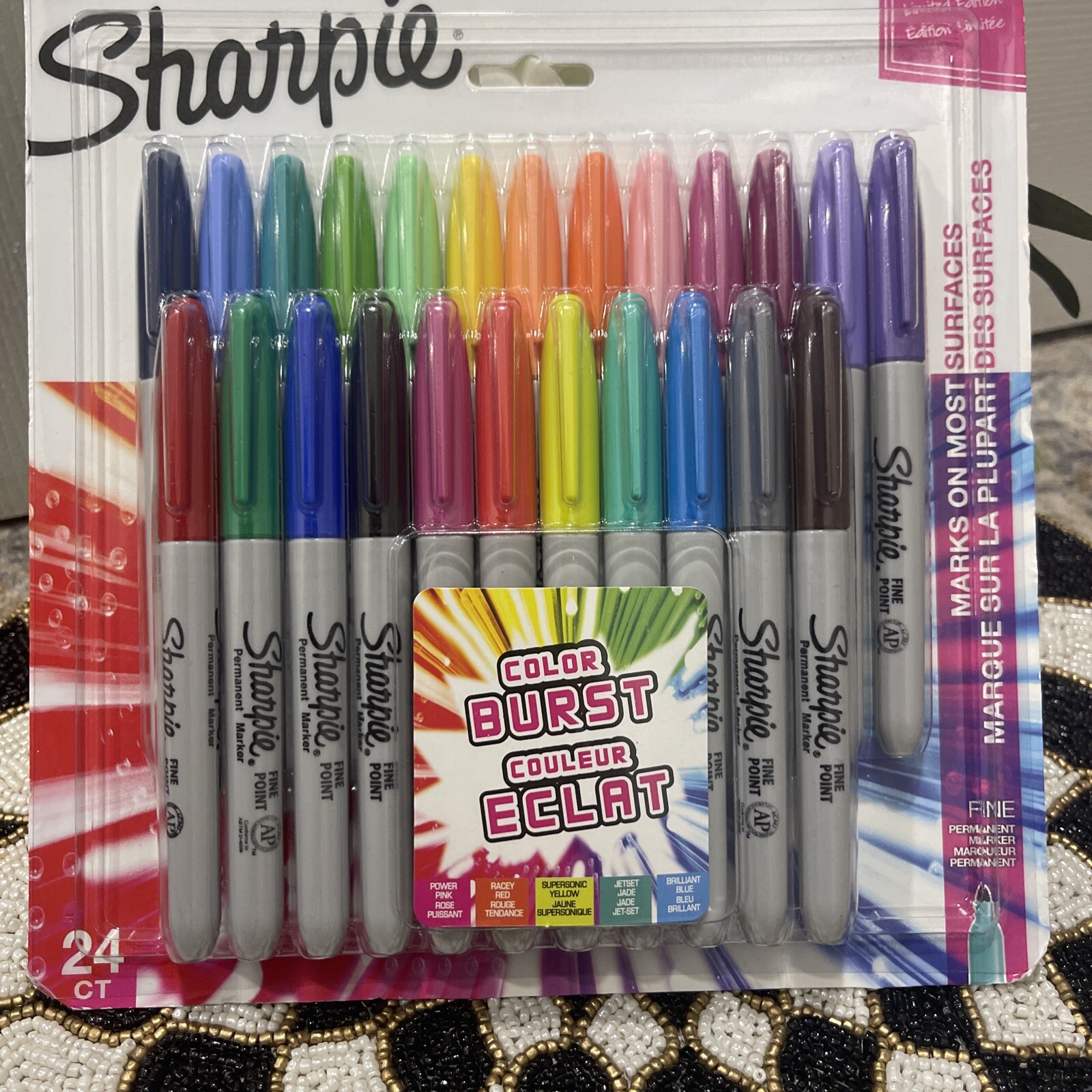 Sharpie  Color Burst  Markers with Fine Point - 24 Pieces.