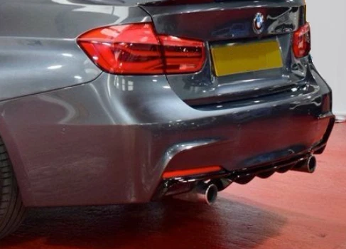 FOR BMW 3 SERIES F30 F31 M SPORT GLOSS BLACK PERFORMANCE REAR 