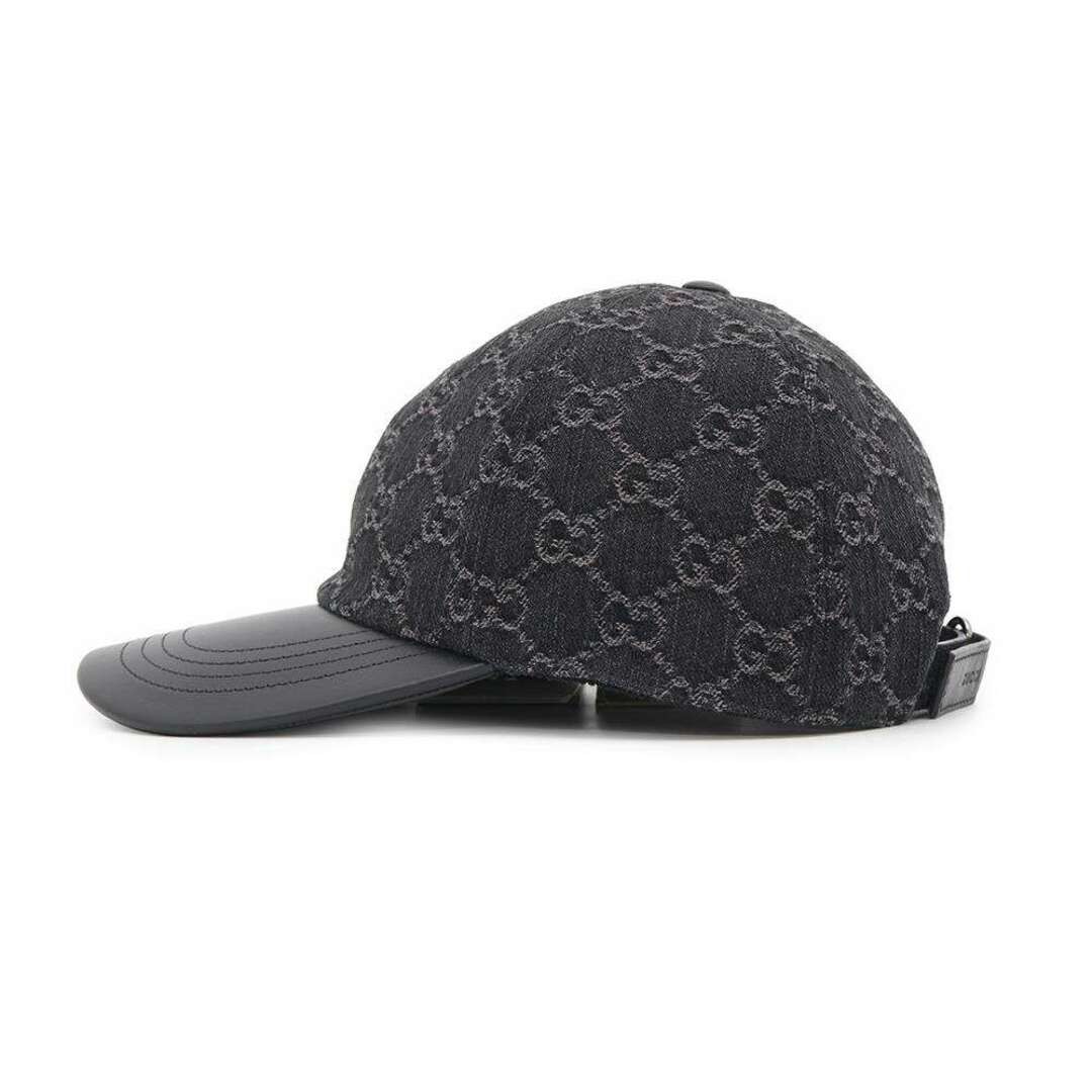 Gucci ブラック GGキャップ GUCCI ロゴ付き ナイロン ベースボールキャップブラック | GUCCI公式