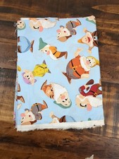 Disney Snow White The 7 Dwarfs Cotton Fabric 22x64" CP53810