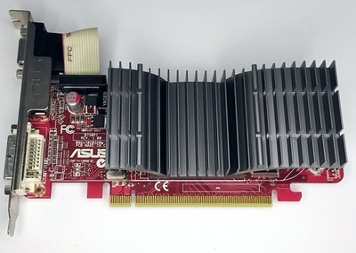 PCIe Grafikkarte Asus, ATI Radeon HD 4350, 512 MB DDR2, VGA DVI HDMI, gebraucht
