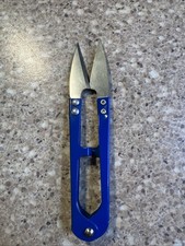 Craft Sewing Thread 4'' Bonsai Snip Scissors Cutter Embroidery Yarn Thrum Blue