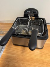 Bestron DF402B Fritteuse 2000W Cool Zone Wasser & Öl Elektro Familienküche