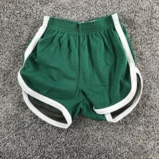 Vintage Dodger Sportswear Shorts Mens Small 28-30 Green White Running Track