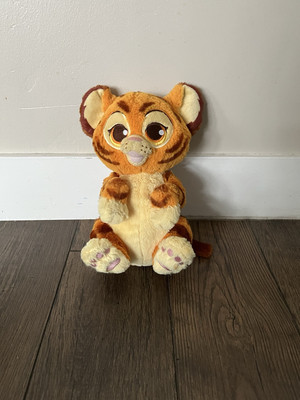 Disney Parks Baby Simba Plush Stuffed Animal 11 inch Orange The Lion King 