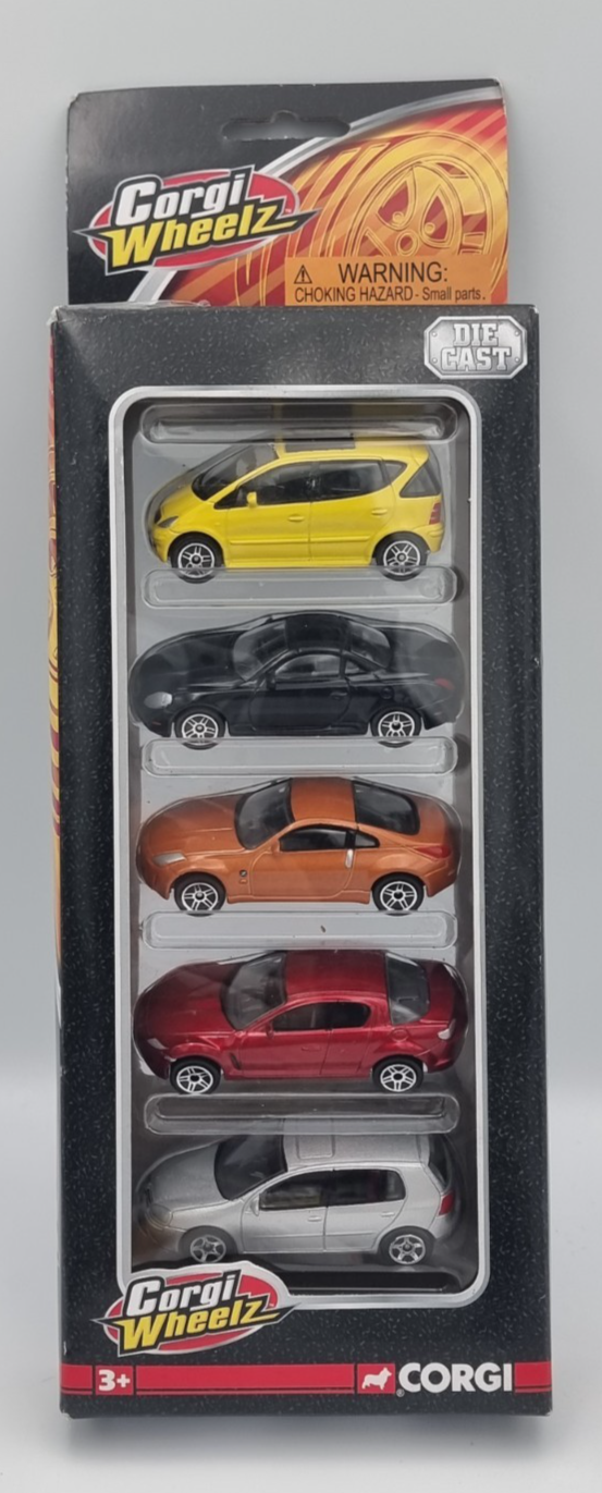 Corgi Wheelz  Diecast Set of 5 Various Model Saloon Cars