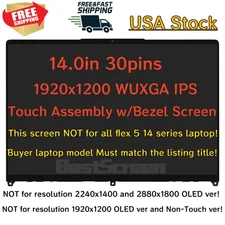 LCD Touch Screen Assembly For Lenovo IdeaPad Flex 5 14IAU7 82R700L4US 82R700L5US