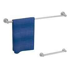 Adjustable Towel Bar Bathroom Towel Holder Rod from 12 Inch to 22 Inch Single To