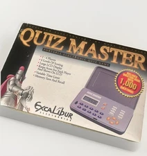 Excalibur Quiz Master Model 198E (Portable Electronic Quiz Game) Rare HTF