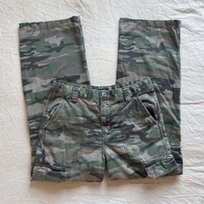 Y2k Baggy Camo Cargo Pants - Fits Like a Women  s Small/29
