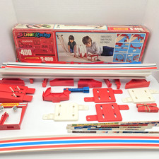 Matchbox Streak Racing S-400 Superfast Track Loop Incomplete + Vintage Ad Boards