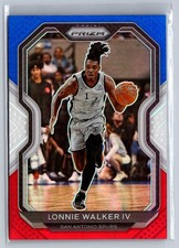 Lonnie Walker IV 2020-21 Panini Prizm #142 Red, White and Blue Prizms