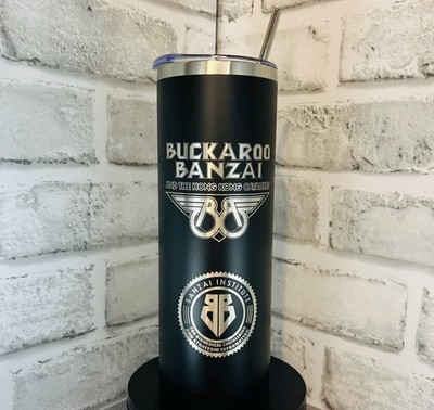 Buckaroo Banzai Laser Engraved 20 oz Stainless Steel Tumbler Mug