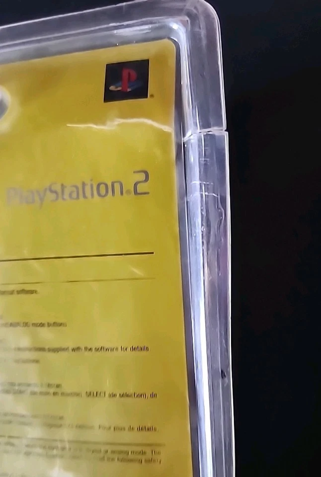 Sony PS2 DualShock 2 SEALED OEM Smoke/Clear Black – Damaged Box (SCPH-10010) NIB - Image 4 of 4