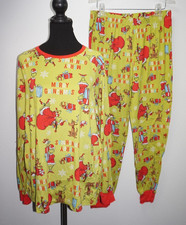 The Grinch Merry Christmas Pajama Set Joggers Mens Sz M