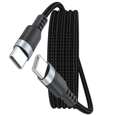 4ft USB C Cable Fast Charging 60W Data Sync Braided Male for Galaxy iPhone