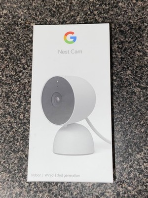 Google Indoor Nest Cam - 2nd Gen White GA01998 **NEW OPEN BOX**