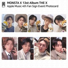 MONSTA X The 13th Mini Album THE X Applemusic 4th Fan Sign Event Photocard KPOP