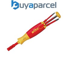 Wiha 41235 LiftUp electric Bit Magazine SL/PZ/PZS Screwdriver Set, 6 Piece WHA41