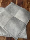 Natural Hair On Hide 20”x20” Pillow Cover Sham Ivory/white/grey  Lot Of Four — photo 6