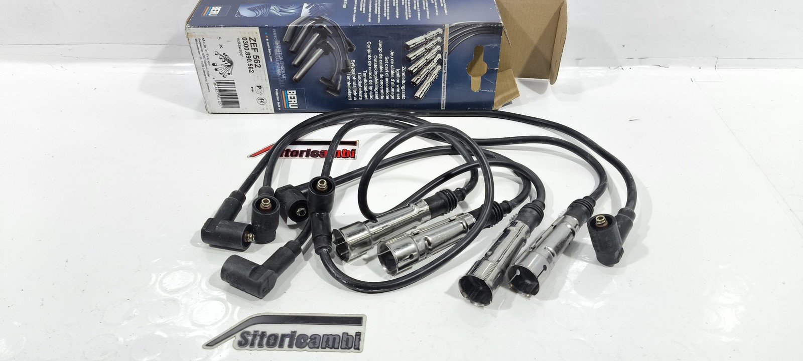 Cable Kit Spark Plugs Ignition Beru Original Suitable A Seat Cordoba Ibiza Skoda