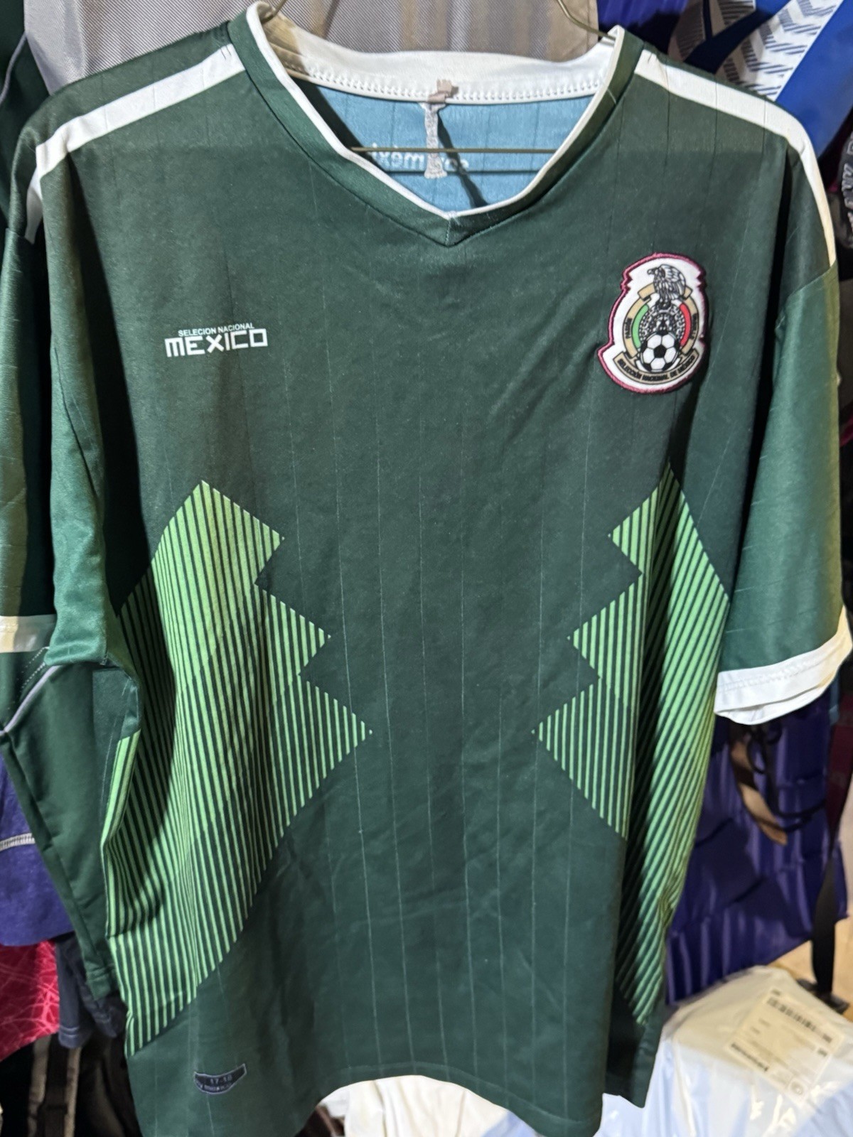 Vtg 2002 Green Atletica Mexico Jersey Men Med National Soccer Team World Cup