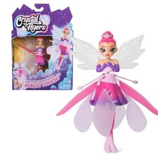 Crystal Flyers, Magical Flying Doll with Crystal Wings, Interactive Toy Ages 5 