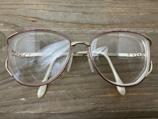 Vintage 70  s Albert Nipon Wire Frames Eyeglasses 54015 Charlie  s Angels Style
