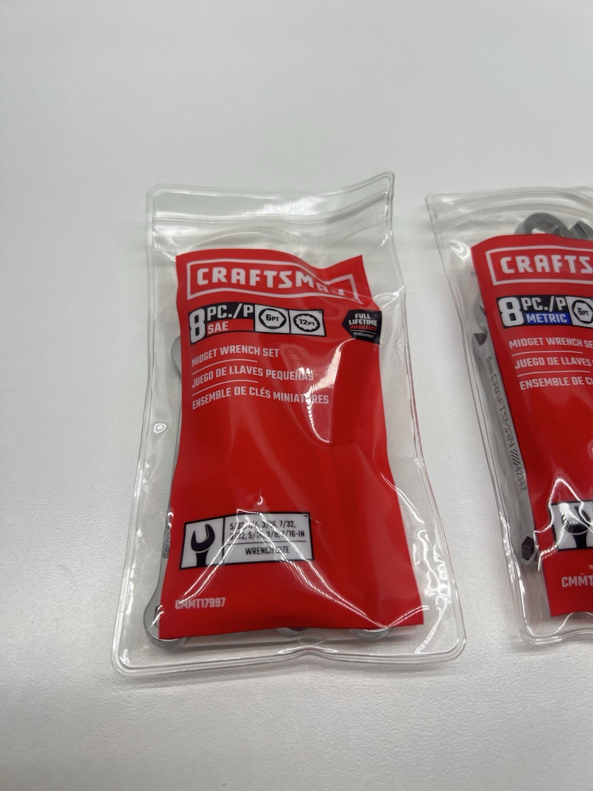 Craftsman 16 Piece Midget Wrench Set Standard (SAE) / Metric