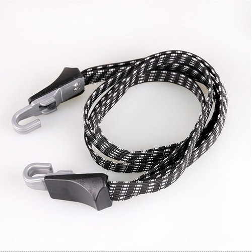 Practical Bungee Belt Double Plastic Hooks Jacquard Rope Quick To Operate - Picture 7 of 12