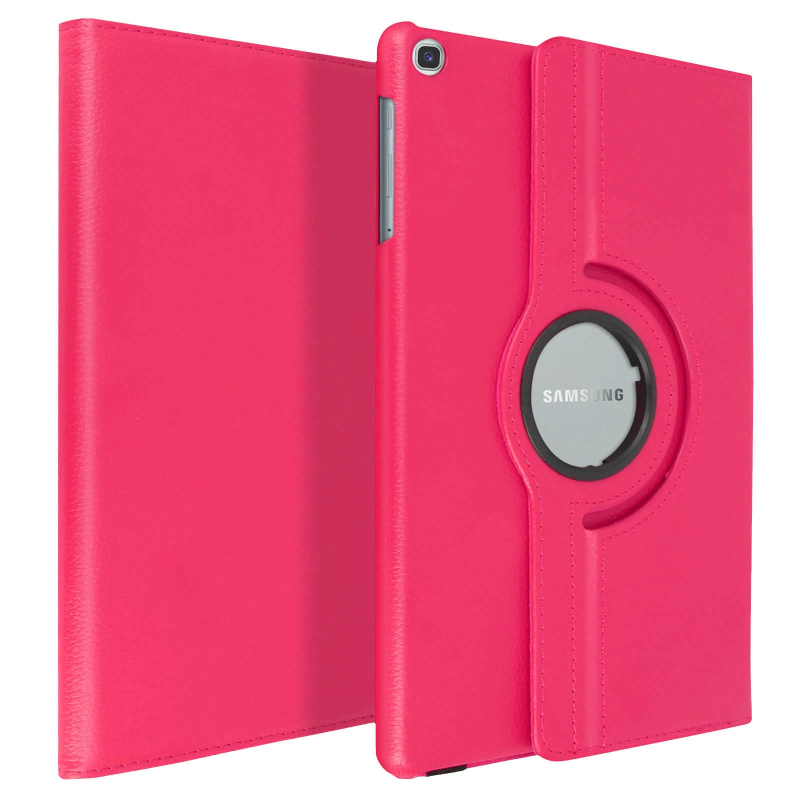 Coque rotative 360 Tab A 10.1 2019 antichoc rose avec support modulable