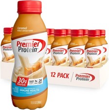 Premier Protein Shake, Caramel, 30g Protein, 1g Sugar, 24 Vitamins