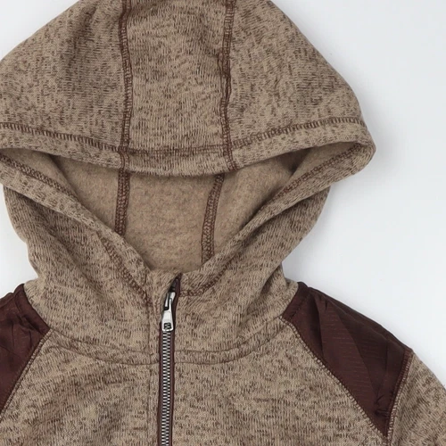 Chaqueta con capucha marrón Crivit para hombre talla M ajuste regular - Imagen 12 de 12