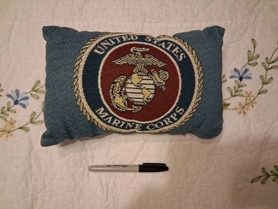 United States Marine Corps (USMC) Small Rectangular Decorative Pillow Adorable 