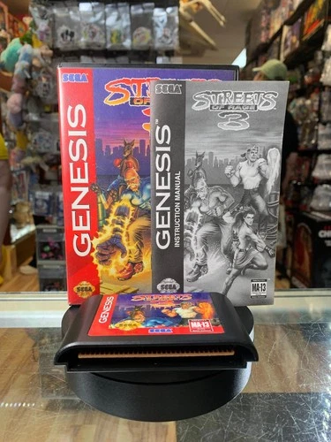 Streets of Rage 3 (Sega Genesis, Vintage Video Games) COMPLETE