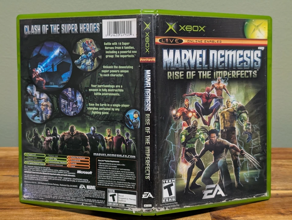 Marvel Nemesis: Rise of the Imperfects (Microsoft Xbox)➡️No Manual - Tested 🎮 - Image 4 of 4