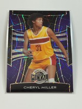2025 Leaf Metal Women Of Sport Base Purple Lazer #25 Cheryl Miller 1/1