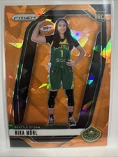2025 WNBA Prizm Nika Muhl Orange Cracked Ice #146 RC Seattle Storm
