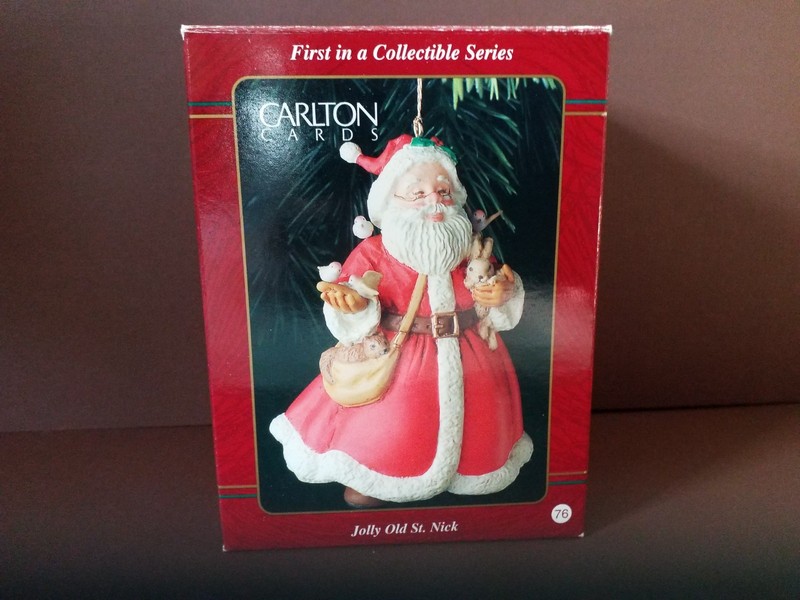 Carlton Cards Christmas ornament Jolly old St. Nick collectable