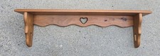 Vintage Wood Heart Wall Shelf 33 Grannycore C...