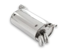 Edelstahl Sportauspuff Mercedes SL R129 2x55mm Edelstahl Sportauspuff Mercedes SL R129 2x55mm