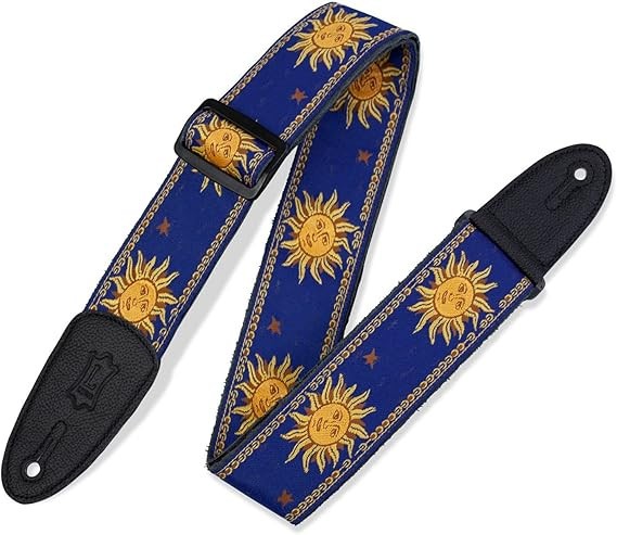 Levys Sun Motif Jacquard Weave Strap - Blue - 2 Wide 7190₽