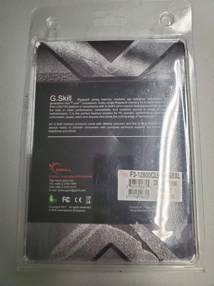 G.SKILL Ripjaws z Series 16GB (4x4GB) DDR3 1866 (PC3 14900) Desktop Memory Ram - Image 4 of 4