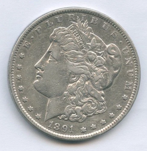 1891cc United States of America Siver Dollar