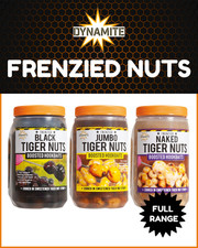 Frenzied Tiger Nuts Dynamite Baits - Boosted Hookbaits Black Tiger Nuts Peanuts
