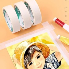 Masking Tape Adhesive DIY Painting Paper Painter Decor Purpose Craft 10mm-25mm 