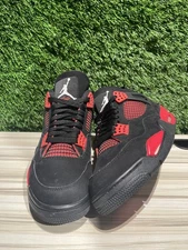 Size 9.5M/11W - Jordan 4 Retro Red Thunder Sz 9.5M CT8527-016 Pre-Owned