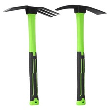 2 PCS Garden Hoe Cultivator Hand Rake Pick Axes For Digging Mattock