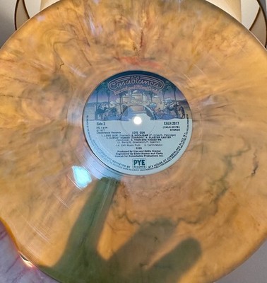 Kiss Love Gun Rare Brown Caramel Marbled LP + Poster 2015 Casablanca CALH2017 UK